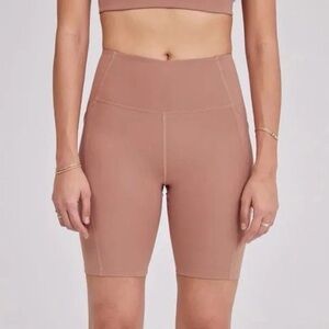 Girlfriend Collective Bike Shorts in Rosebud